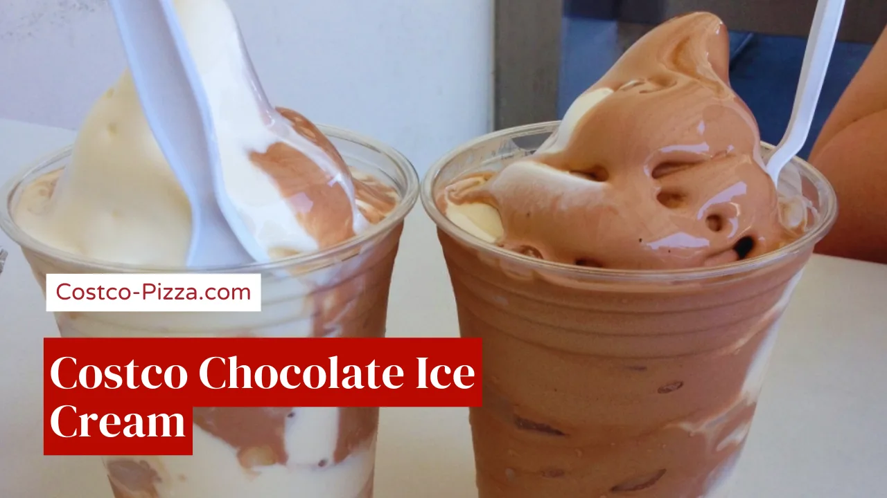 Newly Launched Costco Chocolate Ice Cream in the Food Court