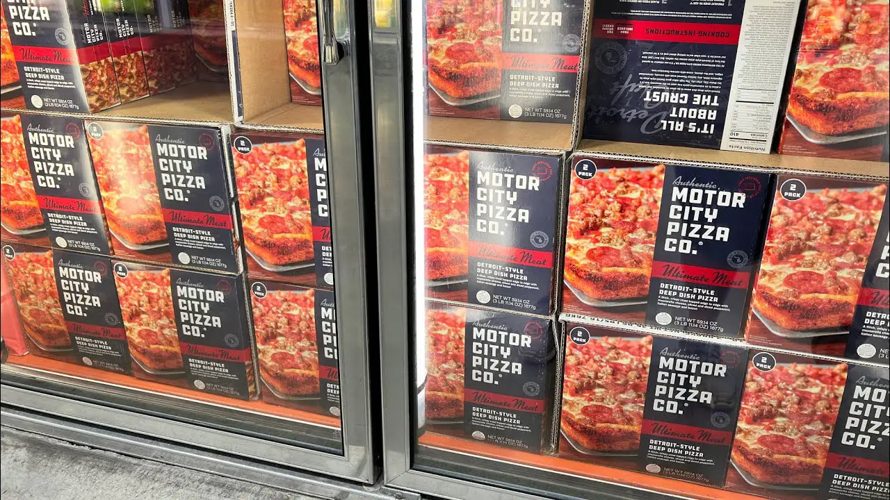 Costco Motor City Pizzas types